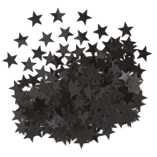 Black - star Confetti 14Grams (0.5Oz)