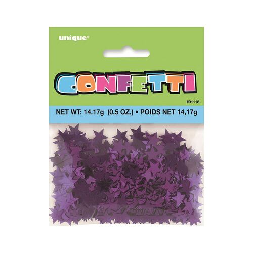 Purple - star Confetti 14Grams (0.5Oz)