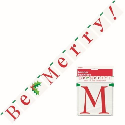 Be Merry Block Banner