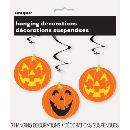 Pumpkin Hanging Decorations 3 Pack