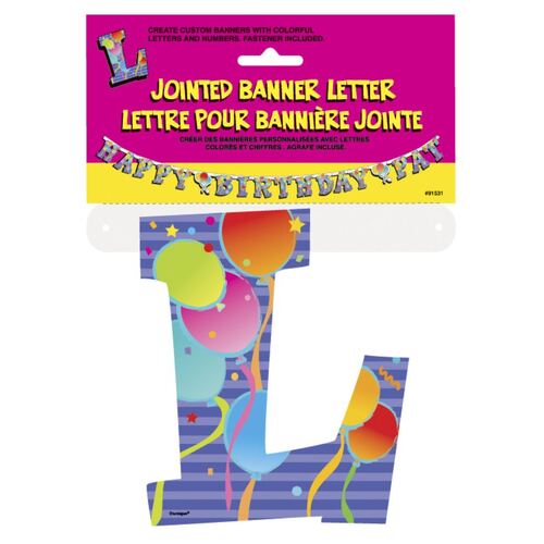 Jointed Banner Letter L