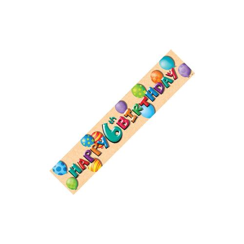 Giant Banner - 6th Birthday
