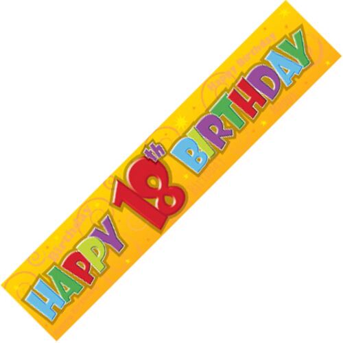 Giant Banner - 18th Birthday