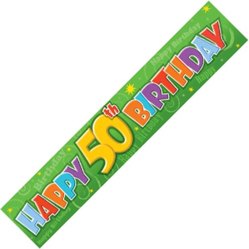 Giant Banner - 50th Birthday