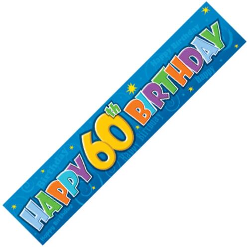 Giant Banner - 60th Birthday