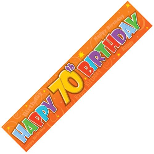 Giant Banner - 70th Birthday
