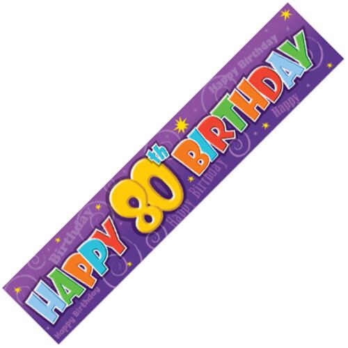 Giant Banner - 80th Birthday