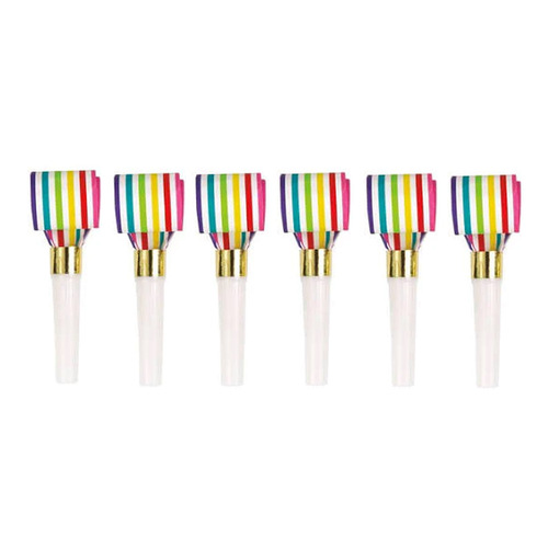 Rainbow Stripe Blowouts 6 Pack