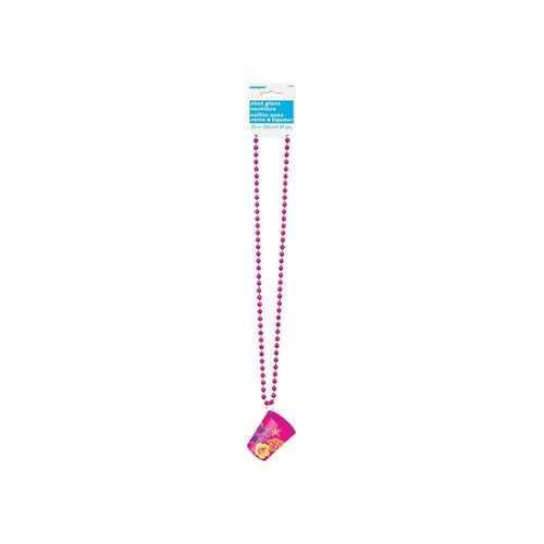 Luau Shotglass Bead Necklace