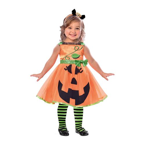 Costume Cute Pumpkin Girls 4-6 Years