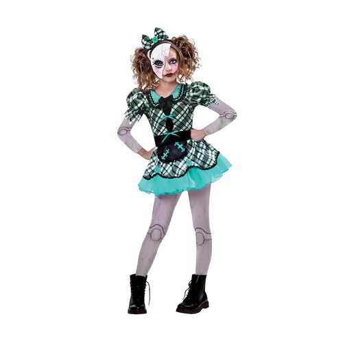 Costume Dark Doll Girls 10-12 Years