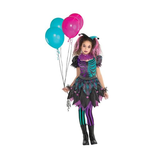 Costume Haunted Harlequin Girls 6-8 Years