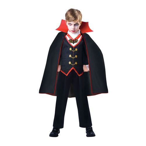Costume Dracula Boy 6-8 Years