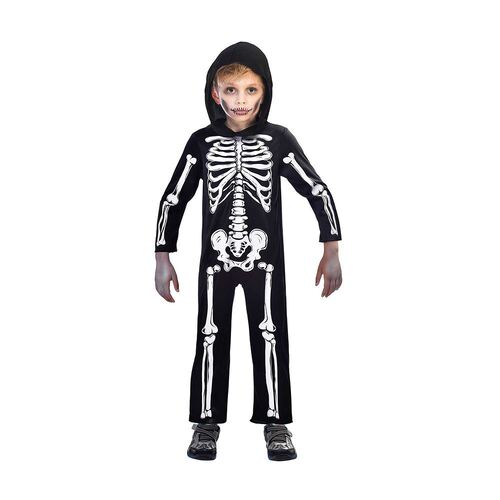 Costume Skeleton Jumpsuit 4-6 Years