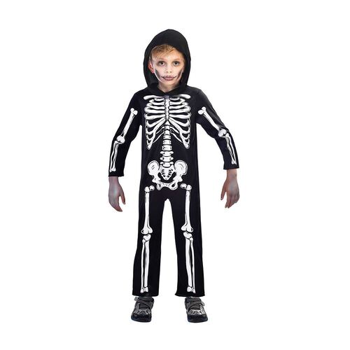 Costume Skeleton Jumpsuit 6-8 Years