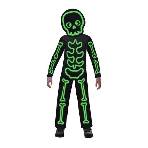Costume Glow in the Dark Stick Skeleton 4-6 Years