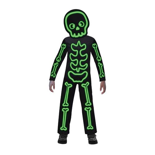 Costume Glow in the Dark Stick Skeleton 10-12 Years