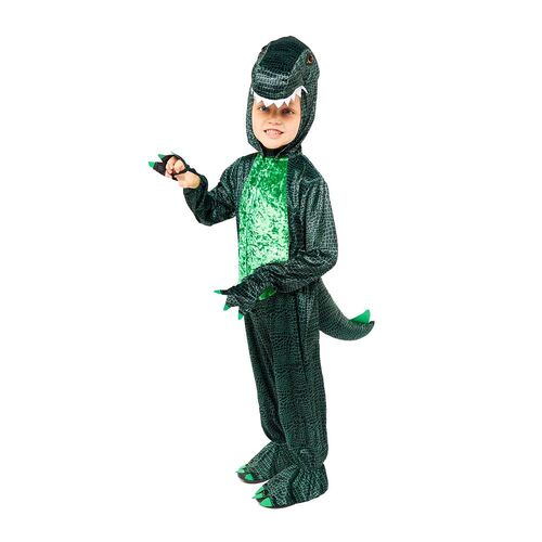 Costume Dark Dino Dinosaur 6-8 Years