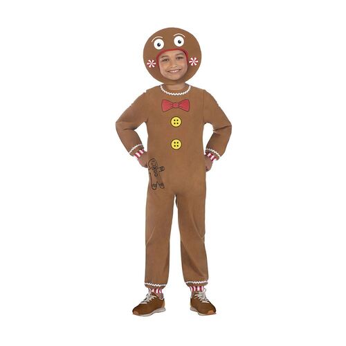 Costume Gingerbread Man Child 4-6 Years