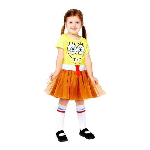 Costume SpongeBob Girls 3-4 Years