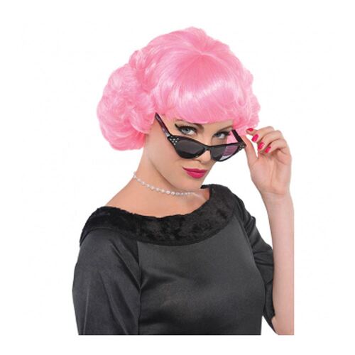 Grease Frenchy Pink Wig