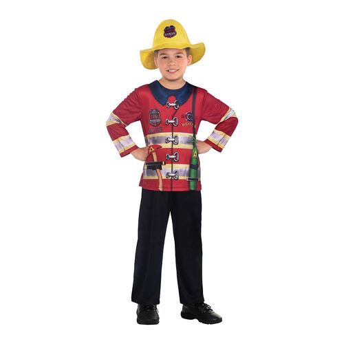 Costume Sustainable Fire Fighter 4-6 Years