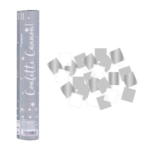 Confetti Cannon Silver 24cm