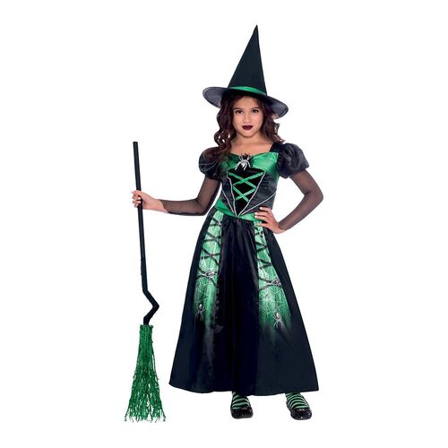 Costume Spider Witch Girls 3-4 Years