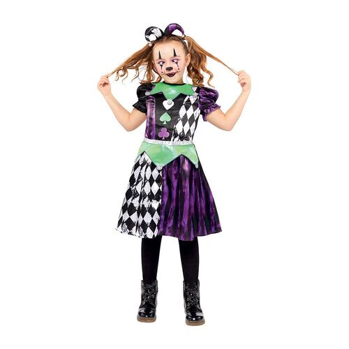Costume Jester Girl 4-6 Years