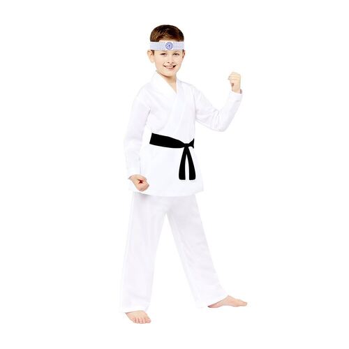 Costume Miyagi De Karate Kids 10-12 Years