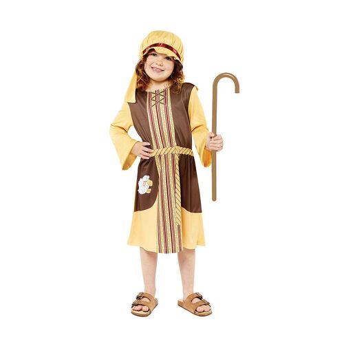 Costume Nativity Shepherd Girls 3-4 Years
