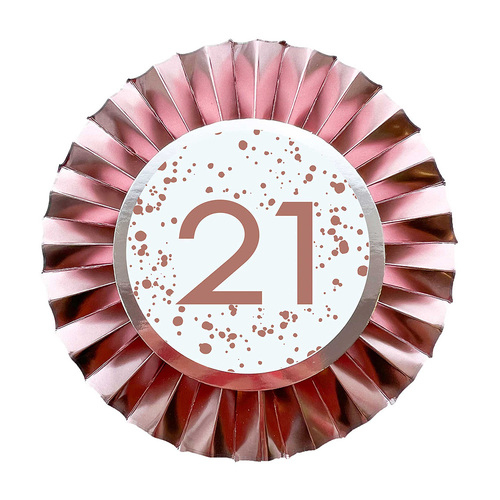 Rose Gold 21 Rosette