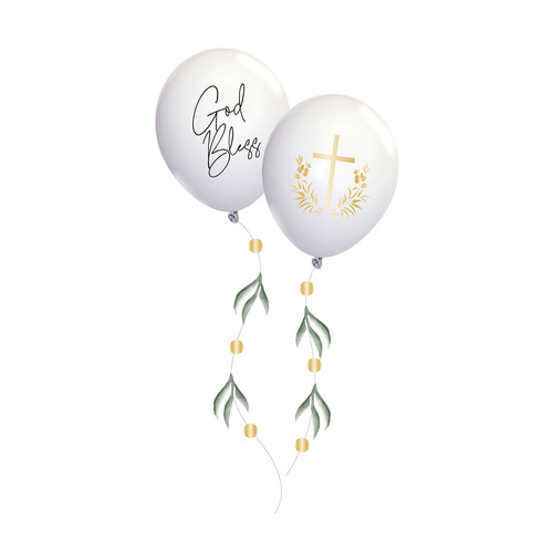 Botanical Celebration God Bless Latex Balloon Kit