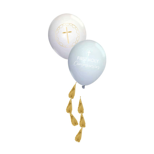 Botanical Celebration Blue Latex Balloon Kit
