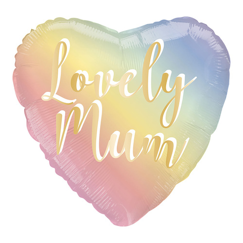 45cm Standard Lovely Mum Ombre Foil Balloon