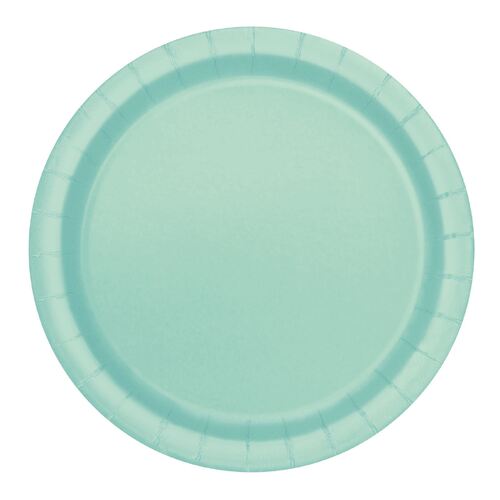 Mint Paper Plates 17cm 20 Pack 