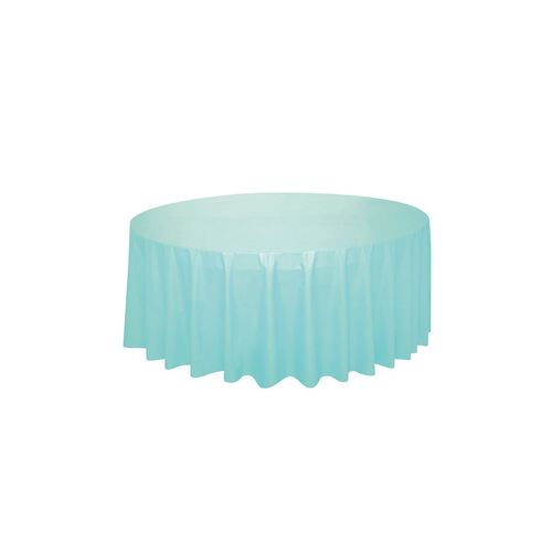 Mint Plastic Tablecover Round 