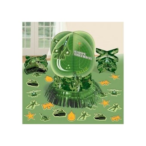 Table Decorating Kit Camouflage Happy Birthday 