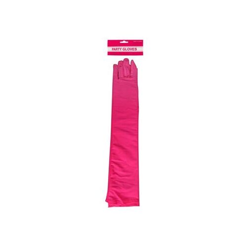 Long Pink Gloves
