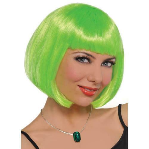 Green Bob Wig