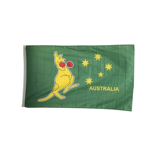 Boxing Kangaroo Australia Day Flag  90x150cm