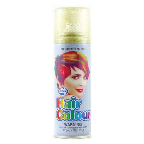 Colour Hairspray 175ml Glitter Gold