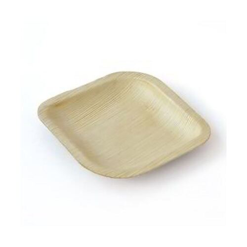 Palm Leaf Square Plate 150mm 10 Pack