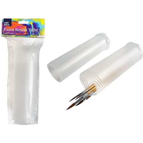 Plastic Brush Tube With Lid