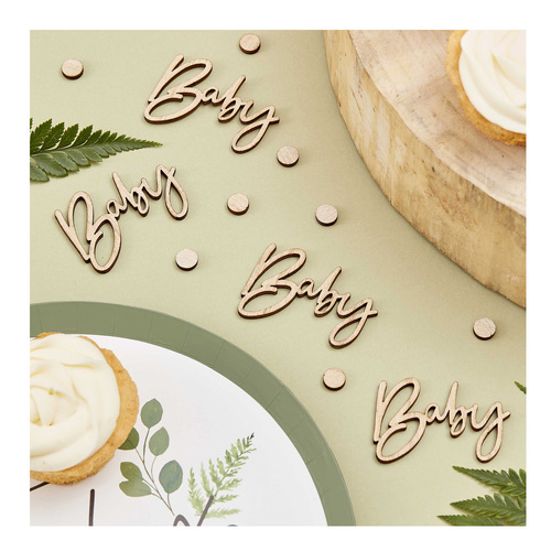 Botanical Baby Wooden Baby Confetti