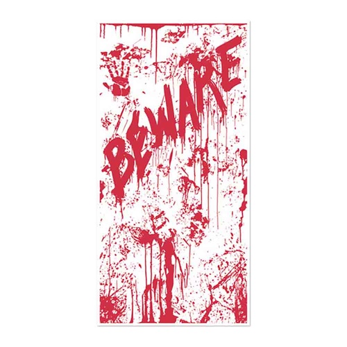 Beistle Bloody Splatters Beware Door