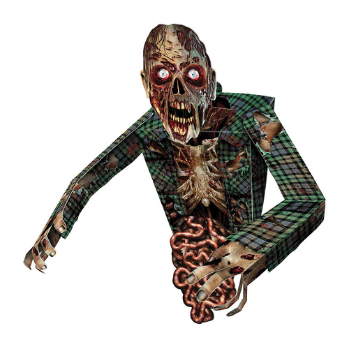 Beistle 3-D Zombie Wall Decoration