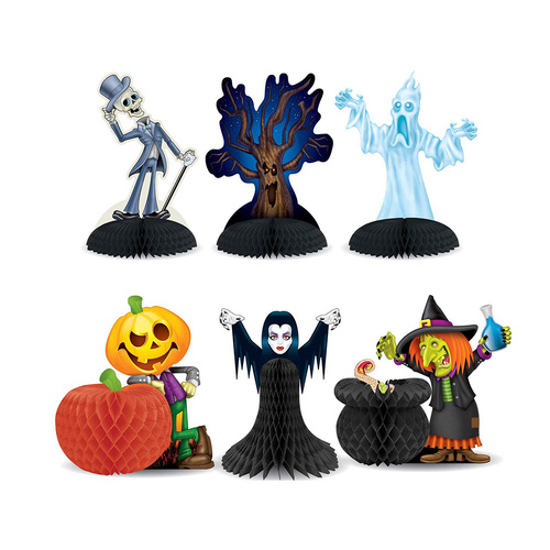Beistle Halloween Character Centrepiece 6 Pack