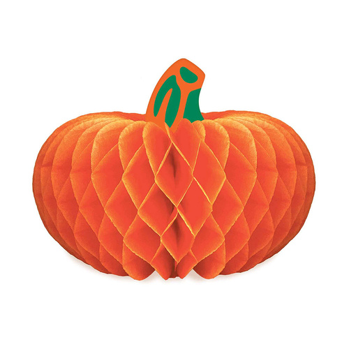 Beistle Pumpkins Honeycomb Centrepiece 4 Pack
