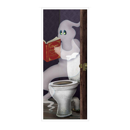 Beistle Ghost Restroom Door Cover